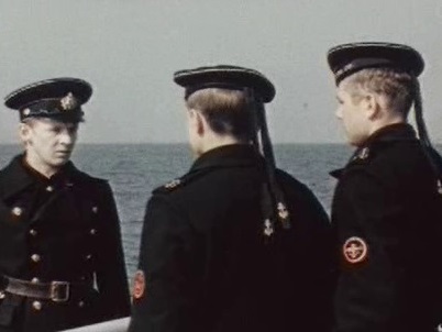 Кадр из фильма «Юнга Северного флота»